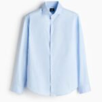 Men's Executive Cutaway Collar Formal Shirt - Sky Blue
