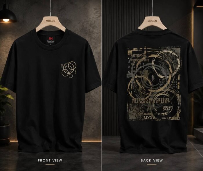 Dropshoulder Graphic T-Shirt – Aeterna Processus - Image 2